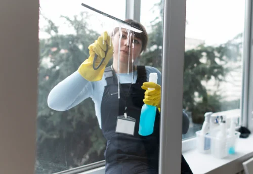 Nettoyage de vitres intérieures et extérieures à la Muraz